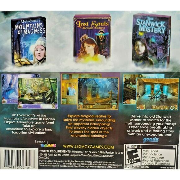 Lot 26 Viva Mysteries Hidden Object Mystery Adventure PC Games CD-ROM Computer - Picture 3 of 9